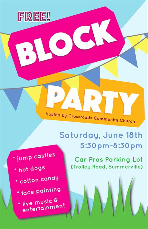 Block Party Flyer Templates